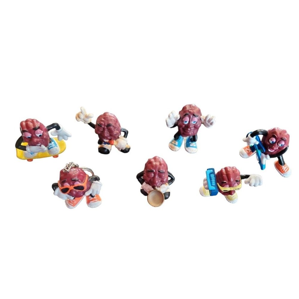 California Raisins 1980s Vintage Lot of 7 Toy Figures - Picture 3 of 7